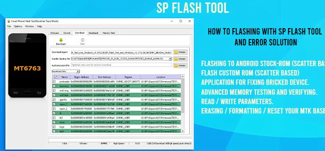 cara menggunakan sp flash tool